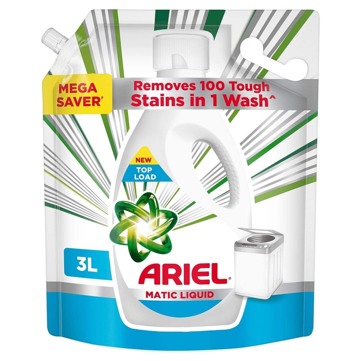 uk718dMdMTNwL-1-1.jpg Ariel Top Load Matic Liquid Detergent 3Ltr - Fast UK Delivery - Image 1