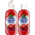 Parle Ropvatika 1 Liter Rose Bathroom Cleaner, Disinfectant with Jasmine Fragrance, for Toilet, Tiles and Surfaces Rose 500ml Pack 2 (1 Liter) - Fast UK Delivery