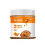 Beanut Peanut Butter Protein - 340gm, 100% Pure Roasted peanuts,NON-GMO Gluten & Cholesterol Free, Vegan, High in Protein, Nut Butter, Peanut Butter - Fast UK Delivery