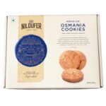 Cafe Niloufer Osmania Biscuits Premium Pack 400 g | Buttery | Salty | Sweet | Hyderabad's favourite cookies - Fast UK Delivery