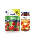 Veeba Garlic Chilli Chutney (250G)Veeba Tomato Ketchup Chef's Special (900G) - Fast UK Delivery