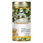 Organic Wellness Blossom Chamomile Tea 100 Gram Tin | Calming & Soothing Sleep Tea for Stress and Anxiety | Caffeine Free Herbal Tea - Fast UK Delivery