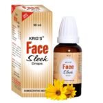 KRIG'S Face Sleek Drops Homeopathic 30ml -Set Of 2 Bottles - Fast UK Delivery