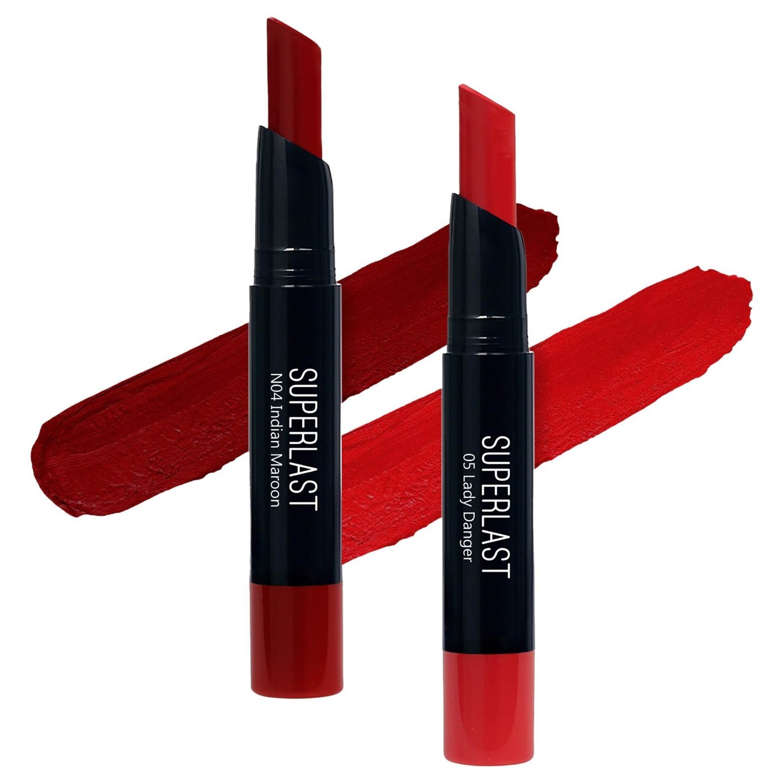 uk71CJaaQnDML-1-1.jpg ME-ON Superlast Lipstick (Shade 04,05) Matte Finish - Fast UK Delivery - Image 1
