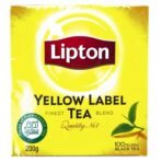 Lipton Label Rich, Natural Taste Yellow Tea, 100 Tea Bags, 200 Grams - Fast UK Delivery