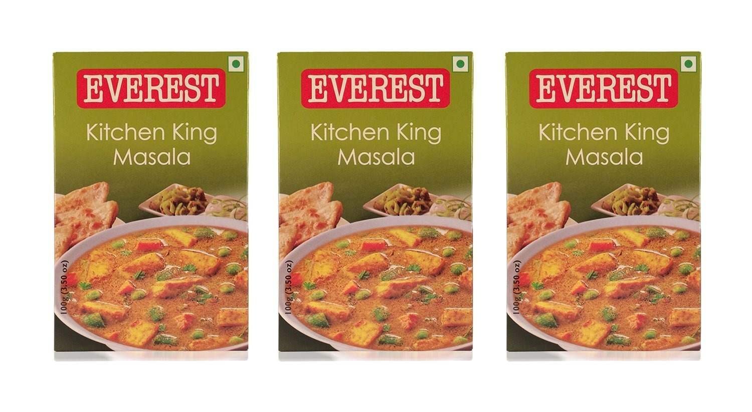 uk71DA-8tuUKL-1-1.jpg Everest Kitchen King Masala - 100 grams (Pack of 3) - Fast UK Delivery - Image 1