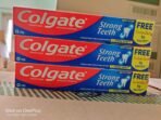 Colgate Toothpaste Dental Cream Strong Teeth - 100Gm (Pack of 3) - Fast UK Delivery