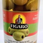 Figaro Queengreen Pitted Olives, 450g - Fast UK Delivery