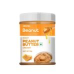Beanut Peanut Butter - 1kg, 100% Pure Roasted peanuts,NON-GMO Gluten & Cholesterol Free, Vegan, High in Protein, Nut Butter, Peanut Butter - Fast UK Delivery