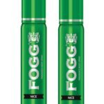 FOGG Nice Premium No Gas Long-Lasting Fragrance Male Body Spray -120Ml Each (Pack 2) - Fast UK Delivery