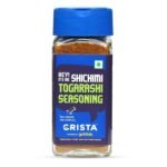 CRISTA Japanese Shichimi Togarashi Seasoning | No Added Sugar | Cholesterol Free | Trans Fat Free | Zero added Colours, Fillers, Additives & Preservatives | 45 gms - Fast UK Delivery