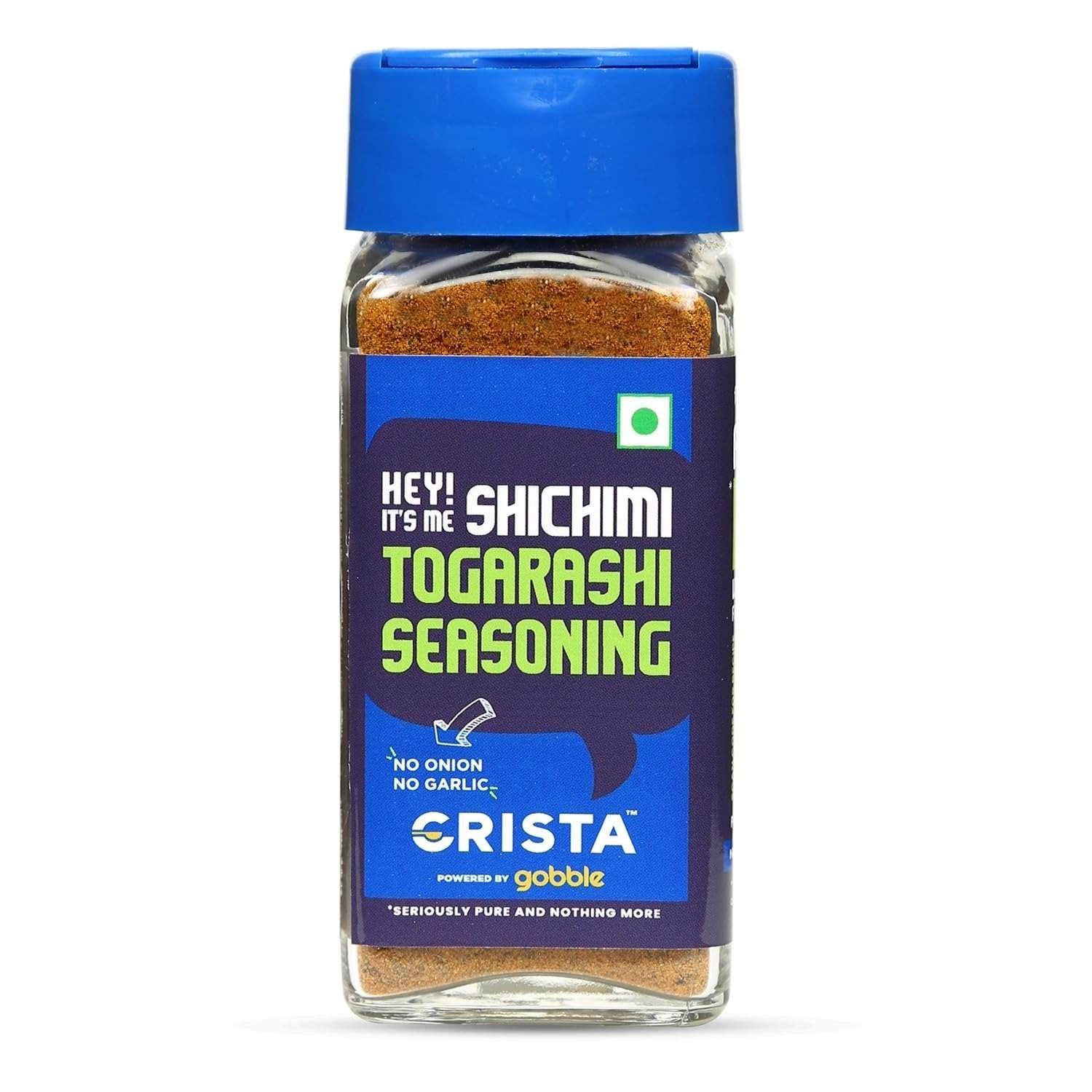 uk71EWPK9-QoL-1-1.jpg CRISTA Japanese Shichimi Togarashi Seasoning | No Added Sugar | Cholesterol Free | Trans Fat Free | Zero added Colours, Fillers, Additives & Preservatives | 45 gms - Fast UK Delivery - Image 1