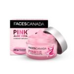 FACESCANADA Pink Aloe Vera Overnight Replenish Gel, 50g | Hyaluronic Acid & Vitamin E | Intense Hydration | Lightweight, Non Sticky & Absorbs Easily | Anti-Ageing, Nourishing & Skin Tightening - Fast UK Delivery