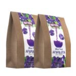 Nattfru Aparajita Tea(Blue Pea) For Healthy Mood & reduce anxiety, Immunity Boosting, Enhances Skin Health with Lemon And Sugar sached, Pack of 2, Each 45gm (15gm x 3 Tea Bags) - Fast UK Delivery