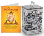 Swad Ganesh Chaturthi Gift with Card (Swad Digestive Candy 125 Gift Box & 1 Greeting card) - Fast UK Delivery