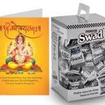 Swad Ganesh Chaturthi Gift with Card (Swad Digestive Candy 125 Gift Box & 1 Greeting card) - Fast UK Delivery