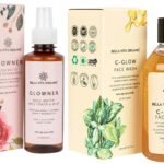 Bella Vita Organic Glowner Face Toner Face Mist, Alcohol free, Rose Water 100ml & Bella Vita Organic Vitamin C - 100 ml - Fast UK Delivery