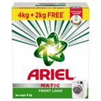 Ariel Matic Detergent Powder Front Load - 4kg + 2kg free | Removes 100 Tough Stains in 1 wash | Specially Designed for Washing Machines | Fresh Fragrance - Fast UK Delivery