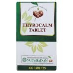 VAIDYARATNAM Ayupra Wellness Thyrocalm Tablet, 100 Count - Fast UK Delivery