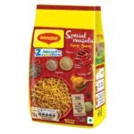 MAGGI 2-Minute Vegetarian Special Masala, Instant Noodles, Pack of 12, 840 gram - Fast UK Delivery