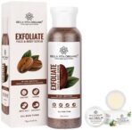Bella Vita Organic Exfoliate Coffee Scrub For Face & Body, 75 g & Bella Vita Organic Lip Balm 5 gm for Men and Women Enriched with Vitamin E, Shea Butter, Cocoa Butter and Jojoba Oil - Fast UK Delivery