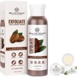Bella Vita Organic Exfoliate Coffee Scrub For Face & Body, 75 g & Bella Vita Organic Lip Balm 5 gm for Men and Women Enriched with Vitamin E, Shea Butter, Cocoa Butter and Jojoba Oil - Fast UK Delivery