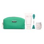 Innisfree Pore Care Besties Combo - Volcanic Super Saver Kit|Mask (100ml)|Cleanser(150gm)|Spatula|Travel Pouch - Fast UK Delivery