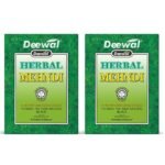 Deewal Herbal Khadi Mehndi | Natural Henna Powder for Black Hair Color and Hair Growth | For both men and women (Pack of 2) - Fast UK Delivery