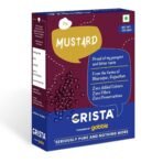CRISTA Mustard Seeds | Quality Rai | Sarson Seeds | Zero added Colours, Fillers, Additives & Preservatives | Natural, Dried & Aromatic | Farm Fresh | 100 gms