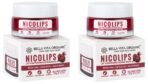 Bella Vita Organic NicoLips Lip Scrub Balm for Dark Lips Anti Pigmentation, Dry, Chapped, Smoking, Lipstick Stains Removal Lipcare for Men & Women 20 g (Pack of 2) - Fast UK Delivery