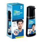 Nisha Quick 5 Minutes Hair Color Shampoo Black | 5 Weeks Long Lasting Shampoo Hair Colour for Women and Men (180ml Bottle, Original Black) - Fast UK Delivery