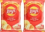 Lay's Potato Chips - Spanish Tomato Tango Flavour 52 g (Pack of 2) - Fast UK Delivery