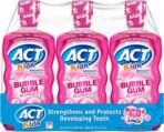 ACT Kids Anticavity Fluoride Rinse, BubbleGum Blowout, 16.9 Bottle (3-Pack) - Fast UK Delivery