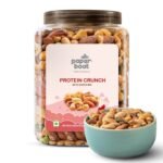 Paper Boat Protein Crunch, Premium Dry Fruit Mix, Healthy Trail Mix with Dry Fruits | Mix Dry Fruit | Almonds I Cashews I Pistachio I Chickpeas | Reusable Jar (1Kg) - Fast UK Delivery