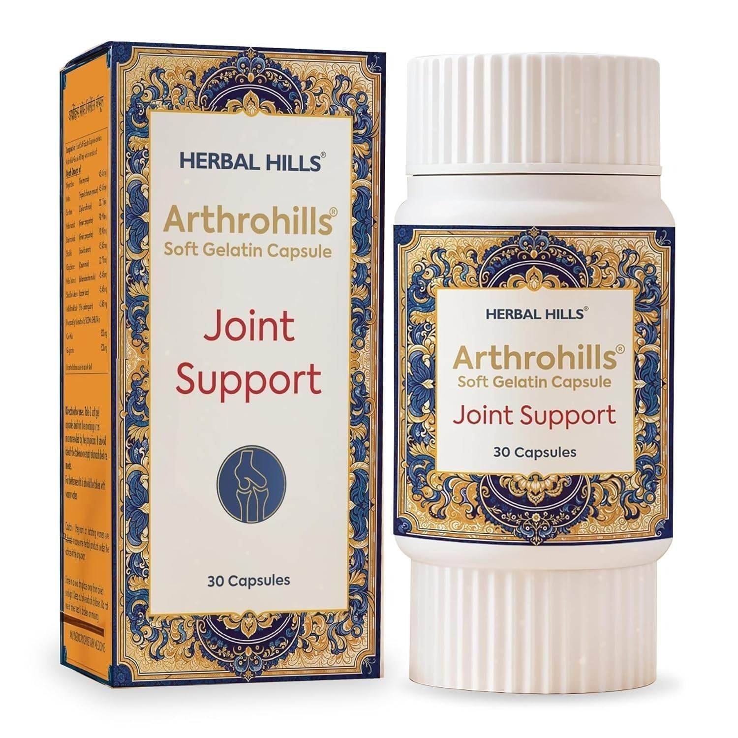 uk71JZ87BoEzL-1-1.jpg Arthrohills Ayurvedic Pain Releif 30 Capsules - Fast UK Delivery - Image 1