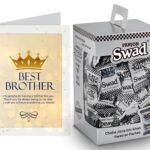Swad Gift for Happy Brothers Day with Card (Swad Digestive Candy 125 Gift Box & 1 Greeting card) - Fast UK Delivery
