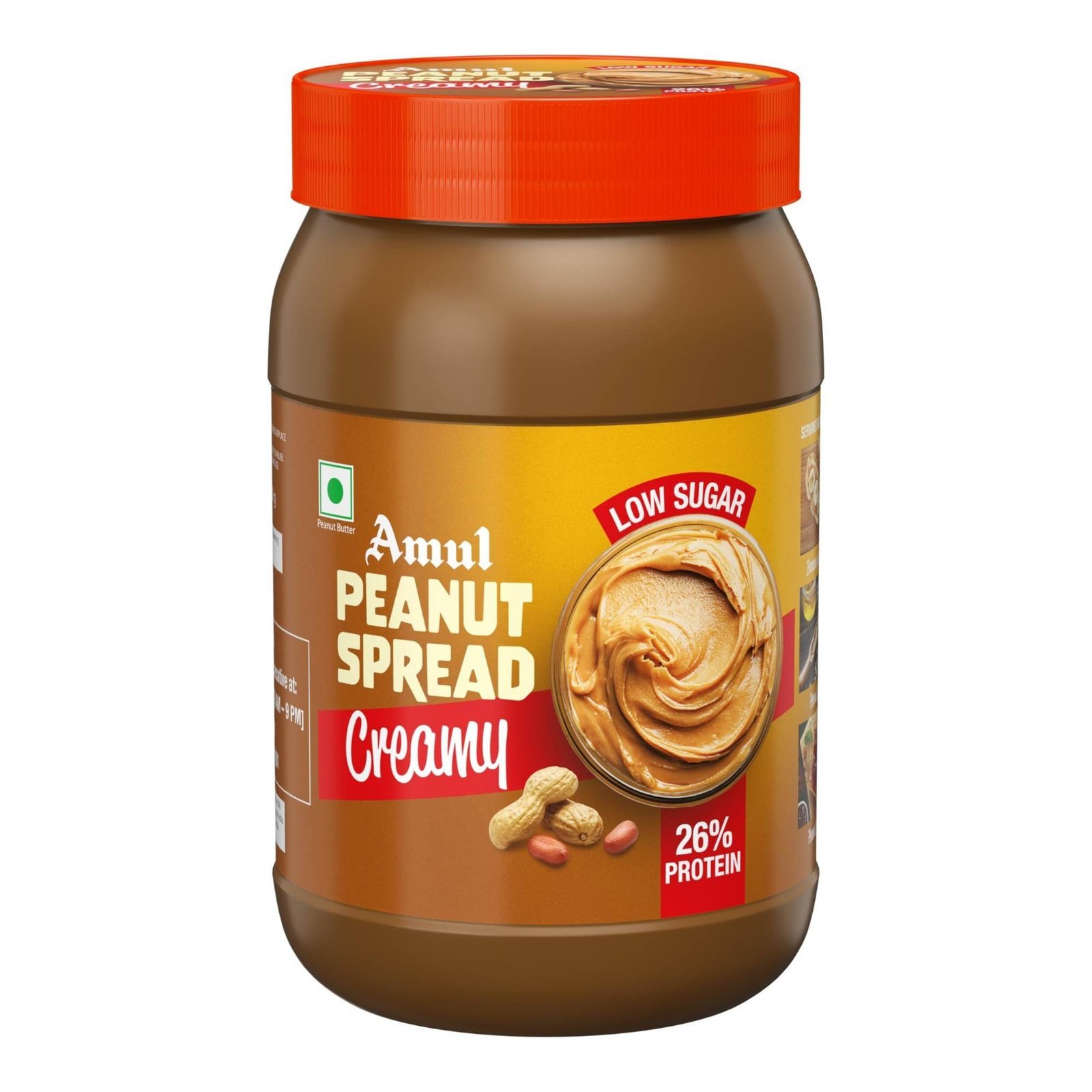 uk71Km88deAeL-1-1.jpg Amul Peanut Butter 'Creamy', 900 g - Fast UK Delivery - Image 1