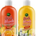Parle Ropvatika Dishwash Liquid Gel 500ml Pack 2 (Orange & Lemon 500ml - Pack 2) - Fast UK Delivery