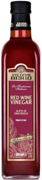 Filippo Berio Red Wine Vinegar, 16.91 fl oz 500 ml - Fast UK Delivery