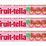 Fruit-Tella Strawberry Flavour Chewy Toffee Stick (3 x 32.4g) - Fast UK Delivery