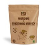 MB Herbals Nourishing and Conditioning Hair Pack 250g Blended of 13 Herbs | External Use Only - Fast UK Delivery