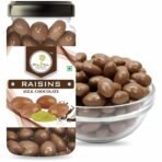 more 2 nuts Milk Chocolate Raisins Kishmish | Dryfruit Milk Chocolate coated Raisins | Jar Packing 250g - Fast UK Delivery