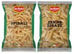 Del Monte Penne Pasta (Imported from Italy), 100% Durum Wheat Semolina, 1kg & Del Monte Spirali Pasta (Imported from Italy), 100% Durum Wheat Semolina, 1kg - Fast UK Delivery