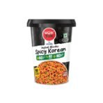 VEEBA Wok Tok Instant Cup Noodles Spicy Korean|Made with no palm oil|no maida|no added MSG, 92.5 gram - Fast UK Delivery