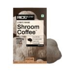 Ace Blend Lions Mane SHROOM COFFEE | 5 serves | Mushroom Coffee | KSM 66 Ashwagandha | L-Theanine | MCT | Focus | Memory | 100% Arabica | Instant Black Coffee | Keto | Cold/Hot Brew - Fast UK Delivery