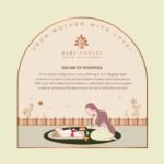 Baby Forest Makhmali Bichhauna - Baby Sleeping and Changing Sheet | 100% Organic Cotton | Soft & Durable Fabric | Highly Absorbent | Safe for Baby | Washer/Dryer Safe | Size 50cm x 70cm - Fast UK Delivery