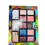 Aklaris Gorgeous Colors Eyeshadow & Highlighter Mix Palette 23.5g, Multicolor | Long-Lasting & Highly Pigmented - Fast UK Delivery