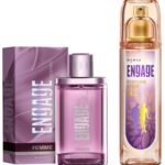 Engage Femme Eau De Parfum for Women, Citrus and Floral, Skin Friendly and Long Lasting, 90ml & Engage W2 Perfume Spray for Women, 120ml - Fast UK Delivery