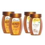 DR. Morepen 100% Natural Pure Honey & Multi Flora Honey 250g pack of 4 - Fast UK Delivery
