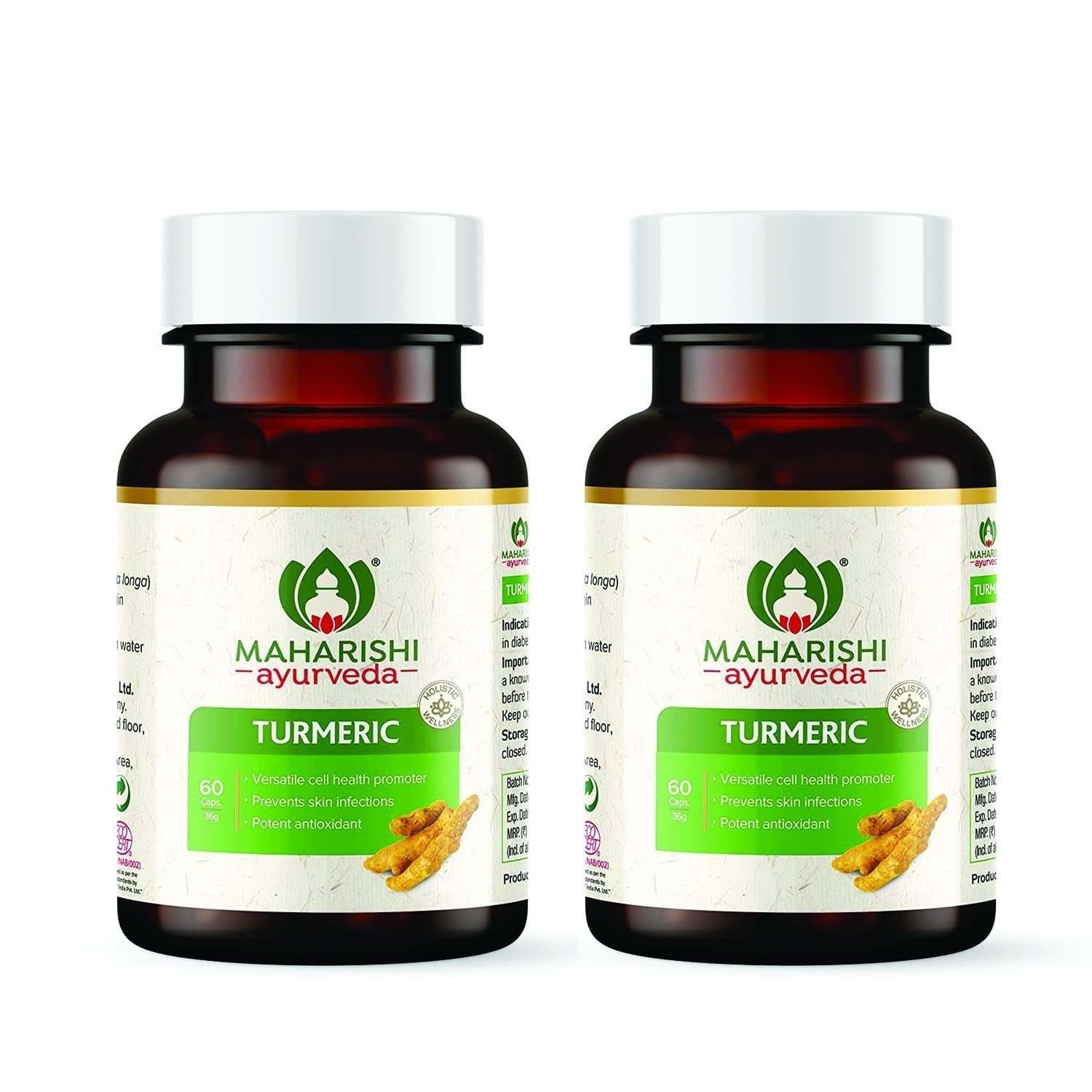 uk71OMfkcL67L-1-1.jpg Maharishi Ayurveda 100% OrganicTurmeric Capsules 500 MG |Boosts Immunity | Joint Support | Anti-Inflammatory | Supports Skin Health | 60 Capsules - Fast UK Delivery - Image 1